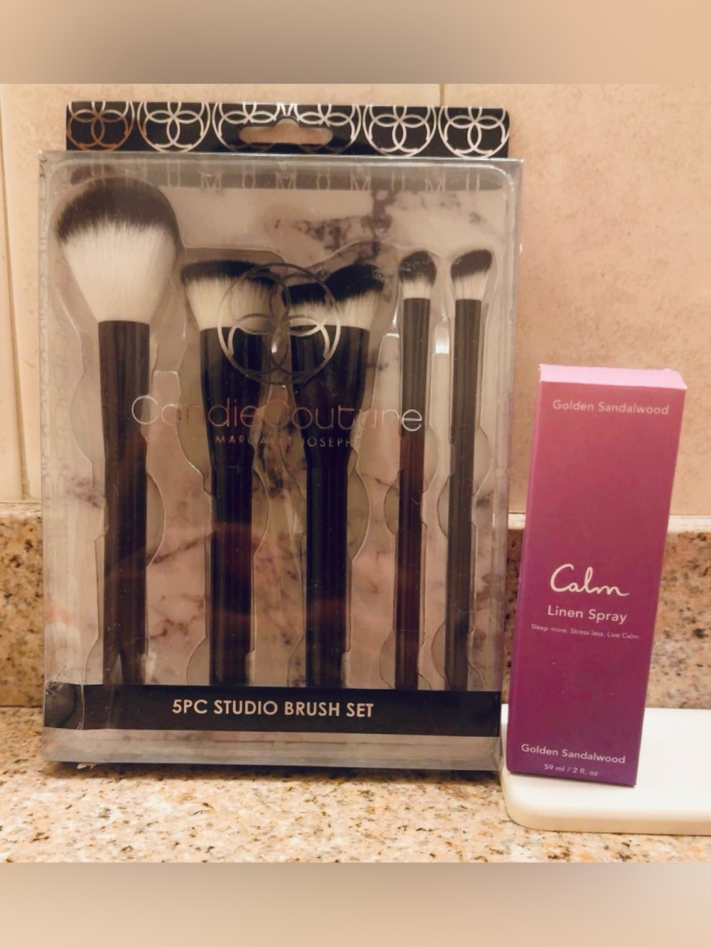 Candie Couture 5pc Studio Brush Set - Black & White